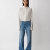 02 Jeans dritti a vita bassa