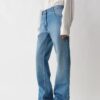 02 Jeans dritti a vita bassa