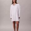 Abito camicia in cotone dalla vestibilità comoda Abito camicia in cotone dalla vestibilità comoda
