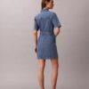 Abito chemisier in denim con cintura