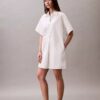 Abito chemisier mini in twill di cotone Abito chemisier mini in twill di cotone