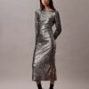 Abito midi con paillettes Abito midi con paillettes