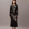 Abito midi con paillettes