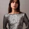 Abito midi con paillettes Abito midi con paillettes