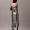 Abito midi con paillettes Abito midi con paillettes