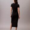 Abito midi in cotone raffinato Abito midi in cotone raffinato