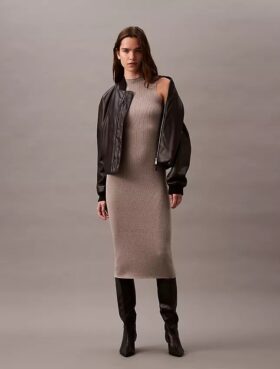 Abito midi in lurex