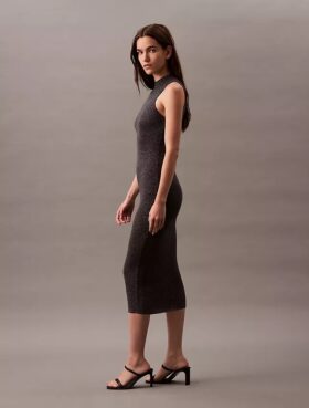 Abito midi in lurex