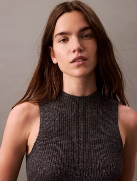 Abito midi in lurex