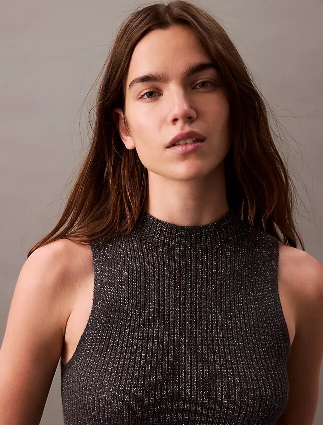 Abito midi in lurex Abito midi in lurex