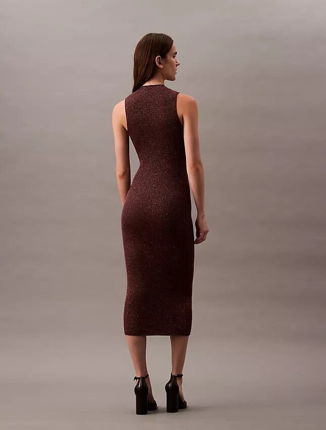 Abito midi in lurex Abito midi in lurex