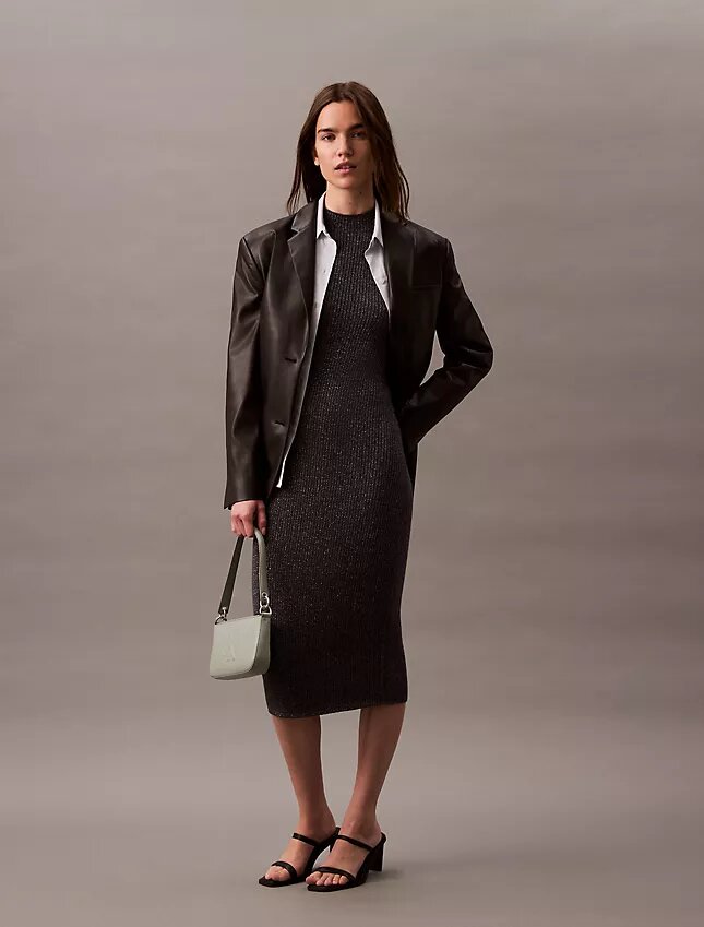 Abito midi in lurex Abito midi in lurex