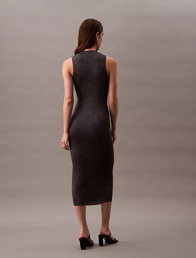 Abito midi in lurex Abito midi in lurex