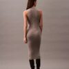 Abito midi in lurex