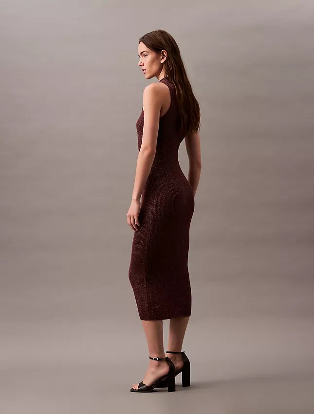 Abito midi in lurex Abito midi in lurex