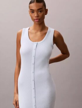 Abito midi in morbido cotone