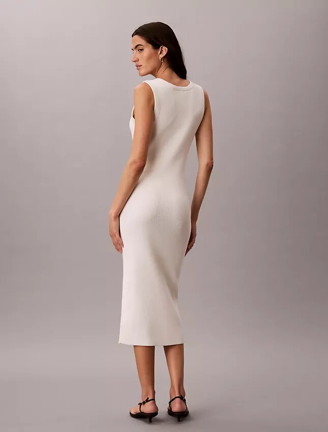 Abito midi in morbido cotone Abito midi in morbido cotone