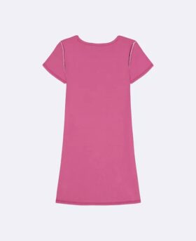 Abito mini a T-shirt da bambina con Monogram