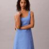 Abito mini in misto lino Abito mini in misto lino