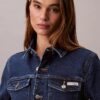 Abito mini trucker in Denim