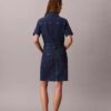 Abito mini trucker in Denim