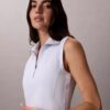 Abito senza maniche in French Terry con zip a 1/4