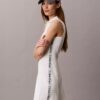 Abito senza maniche in French Terry con zip a 1/4 Abito senza maniche in French Terry con zip a 1/4
