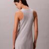 Abito senza maniche midi con logo Calvin Klein Abito senza maniche midi con logo Calvin Klein