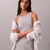 Abito senza maniche midi con logo Calvin Klein Abito senza maniche midi con logo Calvin Klein