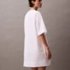 Abito T-shirt mini in cotone dal taglio morbido