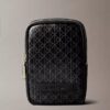 Astuccio con cerniera e logo Emblem su tutta la superficie Astuccio con cerniera e logo Emblem su tutta la superficie