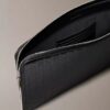 Astuccio con cerniera e logo Emblem su tutta la superficie Astuccio con cerniera e logo Emblem su tutta la superficie