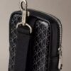 Astuccio con cerniera e logo Emblem su tutta la superficie Astuccio con cerniera e logo Emblem su tutta la superficie