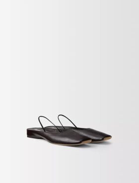 Ballerine in pelle Lana da scarpe basse