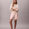 Bermuda in twill di cotone Cotton Stretch con pieghe Bermuda in twill di cotone Cotton Stretch con pieghe