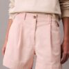 Bermuda in twill di cotone Cotton Stretch con pieghe Bermuda in twill di cotone Cotton Stretch con pieghe