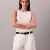 Bermuda in twill di cotone Cotton Stretch con pieghe Bermuda in twill di cotone Cotton Stretch con pieghe