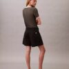 Bermuda in twill di cotone Cotton Stretch con pieghe Bermuda in twill di cotone Cotton Stretch con pieghe