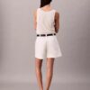 Bermuda in twill di cotone Cotton Stretch con pieghe Bermuda in twill di cotone Cotton Stretch con pieghe