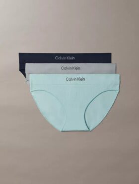 Bikini a 3 pezzi in microfibra senza cuciture a costine