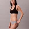 Bikini a 3 pezzi in microfibra senza cuciture a costine Bikini a 3 pezzi in microfibra senza cuciture a costine