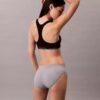 Bikini a 3 pezzi in microfibra senza cuciture a costine Bikini a 3 pezzi in microfibra senza cuciture a costine