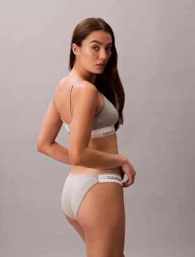 Bikini a perizoma in cotone e Modal Icon