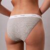 Bikini a perizoma in cotone elasticizzato a costine Bikini a perizoma in cotone elasticizzato a costine