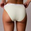 Bikini a perizoma in cotone elasticizzato a costine, confezione da 3 Bikini a perizoma in cotone elasticizzato a costine, confezione da 3