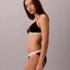 Bikini a perizoma in cotone elasticizzato a costine, confezione da 3 Bikini a perizoma in cotone elasticizzato a costine, confezione da 3