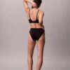 Bikini a vita alta elasticizzato in Microfiber con Monogram grafico