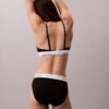 Bikini a vita alta in cotone e Modal Icon