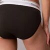 Bikini a vita alta in cotone e Modal Icon