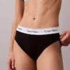 Bikini a vita alta in cotone e Modal Icon